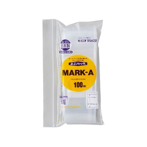 生産日本社（セイニチ） セイニチ/ユニパック マーク付き 0.04mm MARK-A 100枚入 #6651641 FCC6945-12065516993-イメージ1