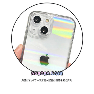 BOOGIE WOOGIE iPhone 13 Pro用オーロラケース クリア BW22164I13P-イメージ6