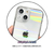 BOOGIE WOOGIE iPhone 13 Pro用オーロラケース クリア BW22164I13P-イメージ6