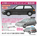 ハセガワ ホンダ 1/24 シビック SiR (EF9) (1990) HC64ﾎﾝﾀﾞｼﾋﾞﾂｸSIR