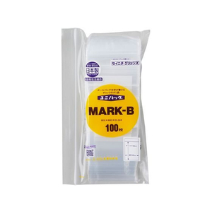 生産日本社（セイニチ） セイニチ/ユニパック マーク付き 0.04mm MARK-B 100枚入 #6651642 FCC6946-12065516994-イメージ1