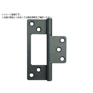 ARCH/鉄厚口フラッシュ丁番リング入 76mmカシメ シルバー塗装 FCD016D-1688010-イメージ1