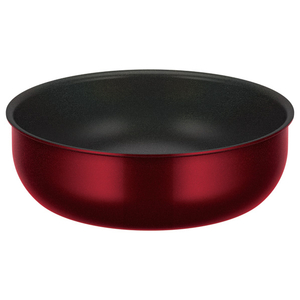 サーモス デュラブルシリーズ 取っ手のとれる炒め鍋KVD(24cm) ディープレッド KVD-024D-DR-イメージ1