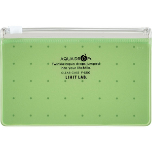 リヒトラブ AQUA DROPs クリヤーケース A8 黄緑 5枚 FC39922-F5300-6-イメージ1