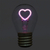 JTT かわいい電球型イルミネーション FunnyNeoBulb ファニーネオンバルブ ハート JTNBULB-HRT-イメージ2
