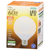 オーム電機 LED電球 E26口金 全光束730lm(6．8W普通電球サイズ) 電球色相当 LDG7L-G AG51