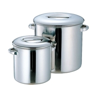 本間製作所 KO19-0 深型丸キッチンポット 22cm (手付) FCK9510-030764022