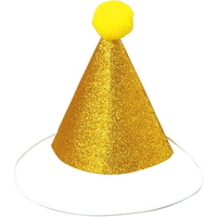 アーテック キラキラミニ三角帽子 黄 FCE171V-19353