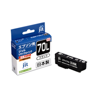 JIT エプソン(EPSON)対応 リサイクルインクカートリッジ ICBK70L(増量)対応 ブラック JIT-E70BL