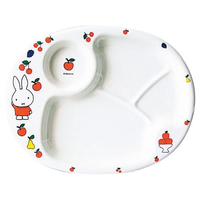 関東プラスチック工業 メラミン子供食器 ミッフィーフルーツ ランチ皿 FC136LP-5445210