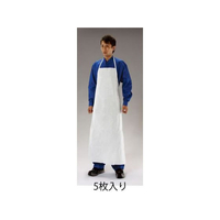 エスコ エプロン 作業用 120×79cm 5枚 FCE218H-EA355AD-1