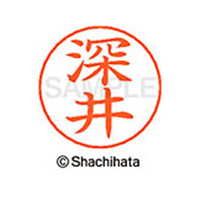 シヤチハタ ネームペン用ネーム シルバー 既製 深井 FC47491-X-GPS-1720