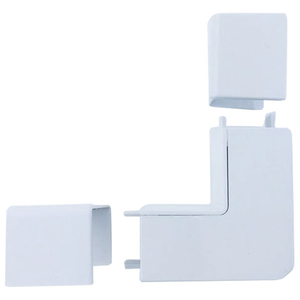 オーム電機 ダクト用入・出隅 0号 DZ-KD10W-イメージ1