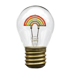 JTT かわいい電球型イルミネーション FunnyNeoBulb ファニーネオンバルブ にじ JTNBULB-RBW-イメージ1