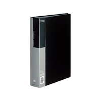 コクヨ クリアファイル 固定式 黒 A4縦 100枚 4冊 FC03375-ﾗ-B100D