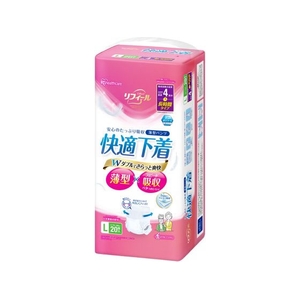 アイリスオーヤマ リフィール 薄型パンツ Lサイズ 20枚入 FCE532M-NAD-L20-4-イメージ1