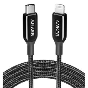 Anker USB-C & ライトニングケーブル(1．8m) PowerLine+ III ブラック A8843011-イメージ1