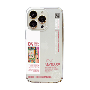 Dparks iPhone 14 Pro用ソフトクリアケース マティス DS24165I14P-イメージ1