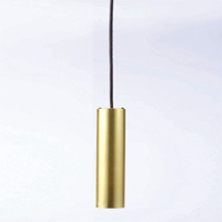 オリンピア照明 LED1灯円筒ペンダント ダクトプラグ用 MotoM ゴールド MPN05GO