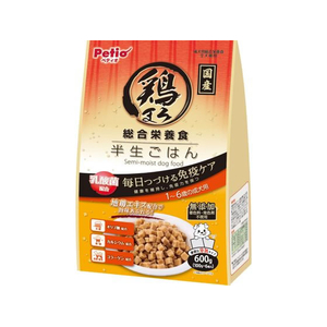 ペティオ 鶏まろ 総合栄養食 半生ごはん 1～6歳の成犬用 600g FCE536K-W14553-イメージ1