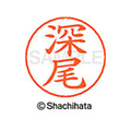 シヤチハタ ネームペン用ネーム シルバー 既製 深尾 FC47492-X-GPS-1721