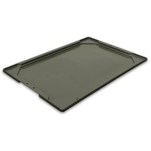 エスコ 折畳コンテナ用ふた OD色 530×366×18mm FCX4197-EA506AA-14DF-イメージ1