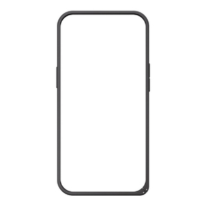 PGA iPhone 13 Pro用アルミニウムバンパー ブラック PG-21NBP01BK-イメージ1