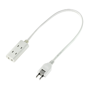 エルパ ちょっとコードタップ(3個口・50cm) WB-CT305B(W)-イメージ2