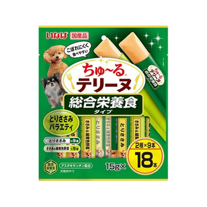 いなば ちゅーるテリーヌ 総合栄養食タイプ とりささみバラエティ 15g×18P FCF589N-イメージ1