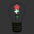 JTT かわいい電球型イルミネーション FunnyNeoBulb ファニーネオンバルブ はな JTNBULB-FLW-イメージ2