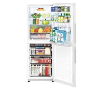 シャープ 【右開き】280L 2ドア冷蔵庫 アコールホワイト SJ-PD28R-W-イメージ3