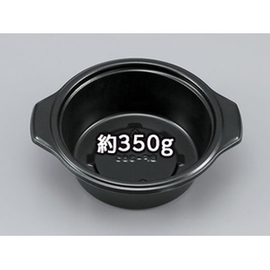 シーピー化成 どんぶり容器 BF-385 黒 本体 50枚 FCG362V-00388970-イメージ1
