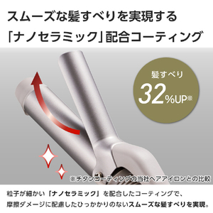 テスコム ミニカールアイロン グレージュ TM122A-C-イメージ5
