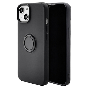 ラスタバナナ iPhone 14/13用TPUリングケース ブラック 7066IP261TP-イメージ1