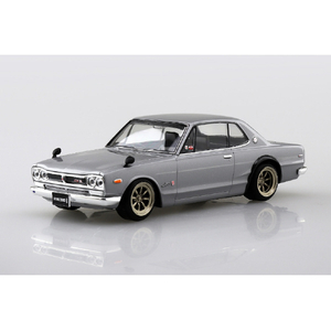 アオシマ 1/32ニッサン C10 スカイライン 2000GT-R カスタムホイール (シルバー) Aﾗｸﾌﾟﾗ16CUSVC10GTRCｼﾙﾊﾞ--イメージ2