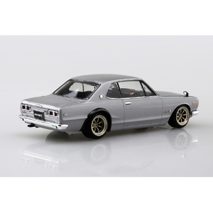 アオシマ 1/32ニッサン C10 スカイライン 2000GT-R カスタムホイール (シルバー) Aﾗｸﾌﾟﾗ16CUSVC10GTRCｼﾙﾊﾞ--イメージ3