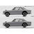 アオシマ 1/32ニッサン C10 スカイライン 2000GT-R カスタムホイール (シルバー) Aﾗｸﾌﾟﾗ16CUSVC10GTRCｼﾙﾊﾞ--イメージ7