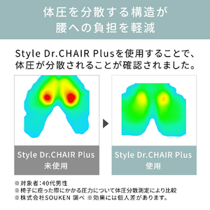 MTG Style Dr．CHAIR Plus Styleシリーズ ブラウン BS-DP2244F-B-イメージ5