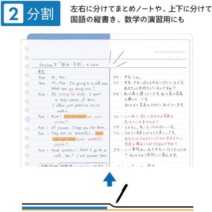 クツワ わけありしたじき 2分割 ブルー FC642SY-VS026BL-イメージ2