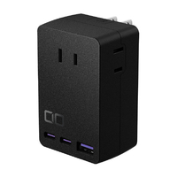 CIO AC充電器 Polaris CUBE WALL 67W ブラック CIO-PC67W2C1A-AC3-BK