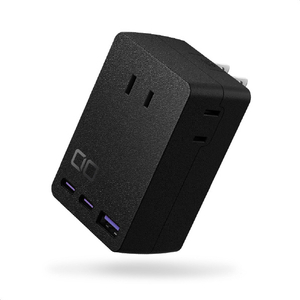 CIO AC充電器 Polaris CUBE WALL 67W ブラック CIO-PC67W2C1A-AC3-BK-イメージ2