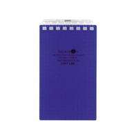 リヒトラブ AQUA DROPs ツイストノート メモサイズ 5mm方眼罫 藍 40枚 FC16975-N1661-11