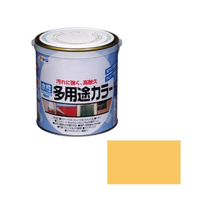 アサヒペン 水性多用途カラー 0.7L ブライトイエロー FC738PM-イメージ1