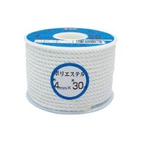 ユタカメイク ロープ　ポリエステルロープボビン巻　4mm×30m RS-2