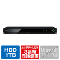 TOSHIBA/REGZA 1TB HDD内蔵ブルーレイレコーダー DBRシリーズ DBR-T1010