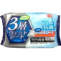 昭和紙工 24時間抗菌 フローリング用3層ウェットシート 20枚入 FC224ND-457741