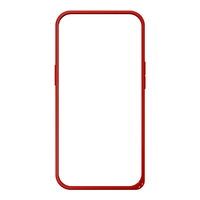 PGA iPhone 13 Pro用アルミニウムバンパー レッド PG-21NBP02RD