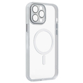 miak iPhone 14 Pro用レンズガード一体型MagSafe対応クリアケース スモーキークリア MA52167I14P