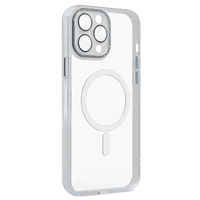 miak iPhone 14 Pro用レンズガード一体型MagSafe対応クリアケース スモーキークリア MA52167I14P
