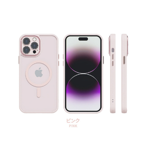 miak iPhone 14 Pro用レンズガード一体型MagSafe対応クリアケース スモーキークリア MA52167I14P-イメージ19